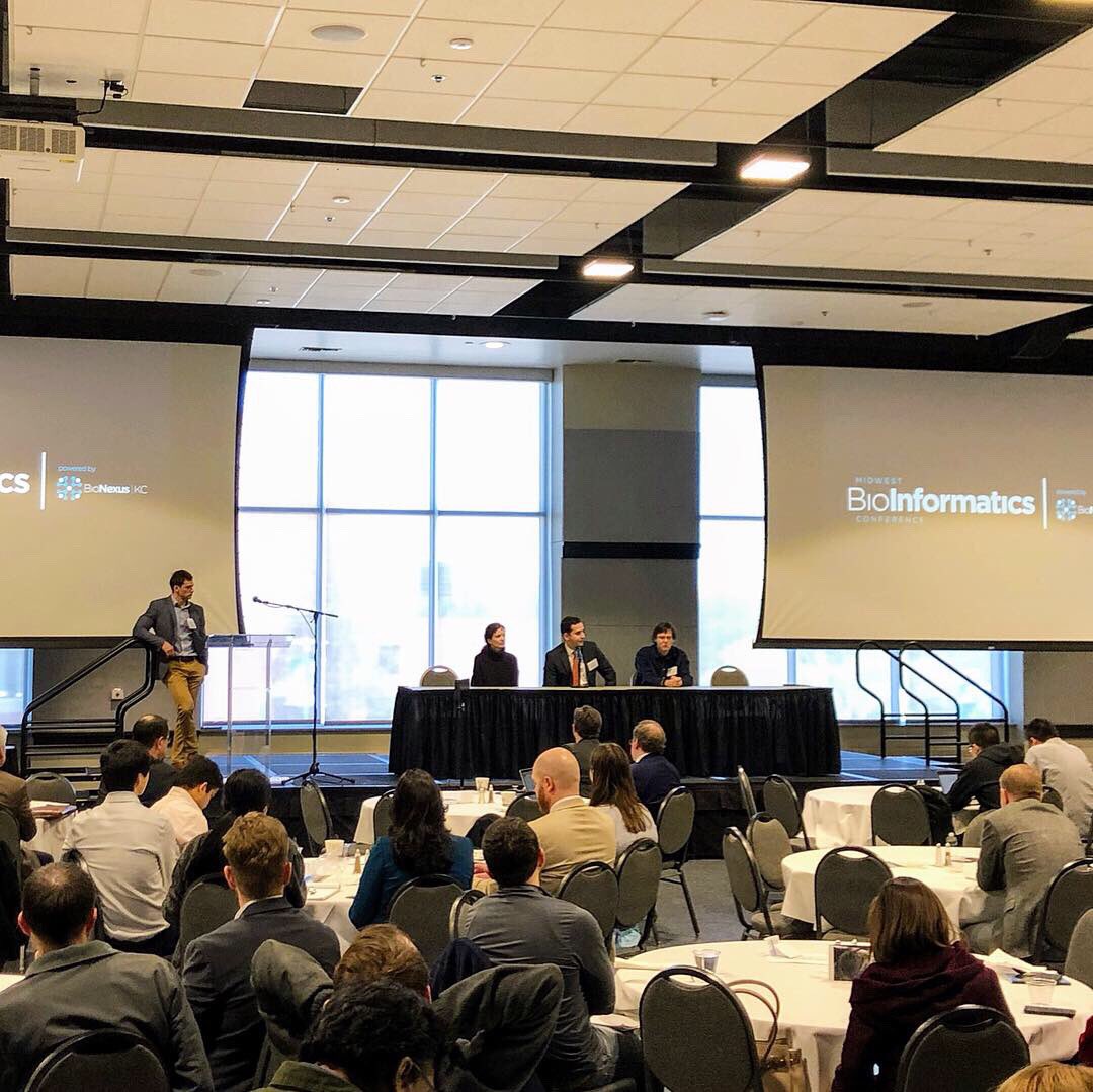 KU_ENT's tweet photo. Dr Bur @drandresbur joined Devin Koestler PhD @DevinKoestler @kumedcenter + Doina Caragea PhD @dcaragea @kansasstateuniversity + Sean McKinney @ScienceStowers in presenting different applications for using #AI #DeepLearning #NeuralNetworks for image analysis.
#MWBioinformatics https://t.co/kpA1a9fSpH