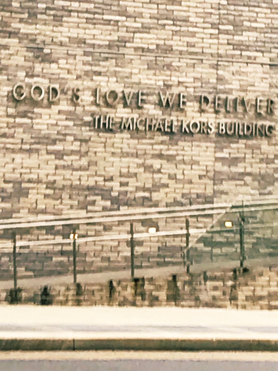 @robinlordtaylor Look what I passed tonite in SoHo #NYC  headquarters for @godslovenyc such a great organization! #godsloveWeDeliver Happy to support your charity as well as my friends @Frannee11 @tom_calderone @TeamRobinTaylor @GothamTVWriters on your behalf!💜  #gotham