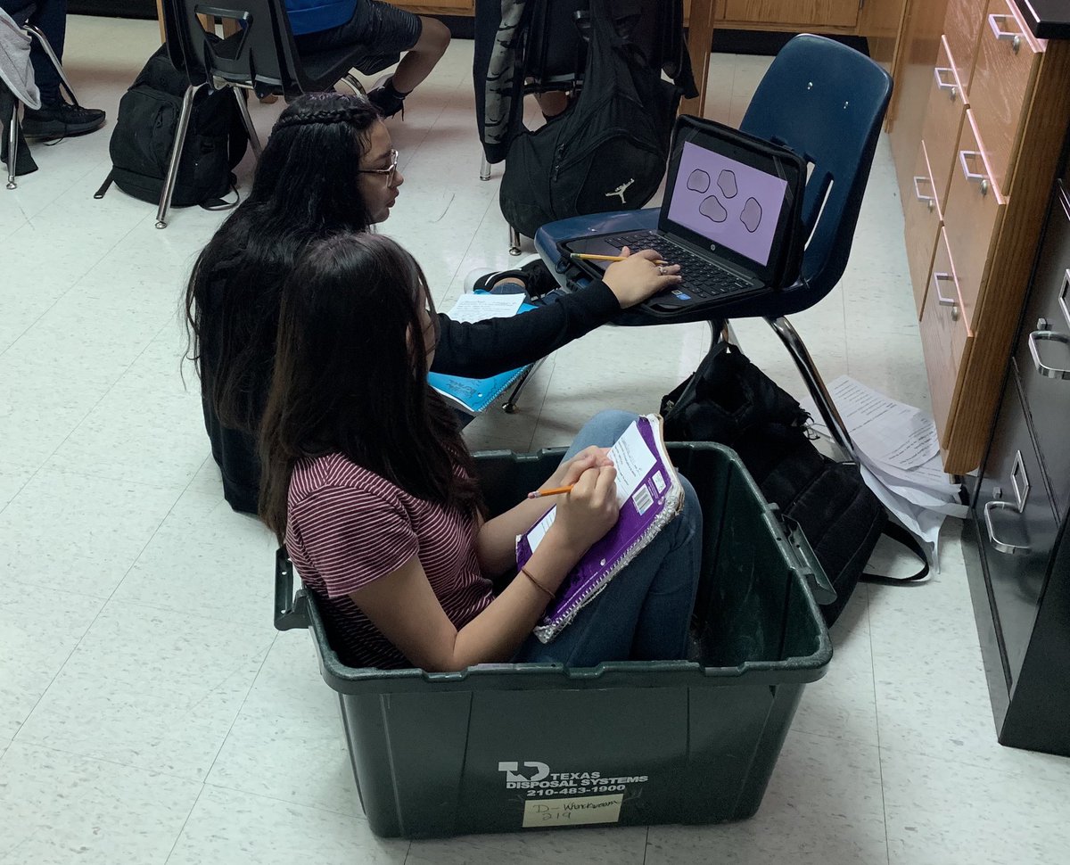 Taking flexible seating to a whole new level! 😂 #6thgrade #Comfortable #WhateverItTakes