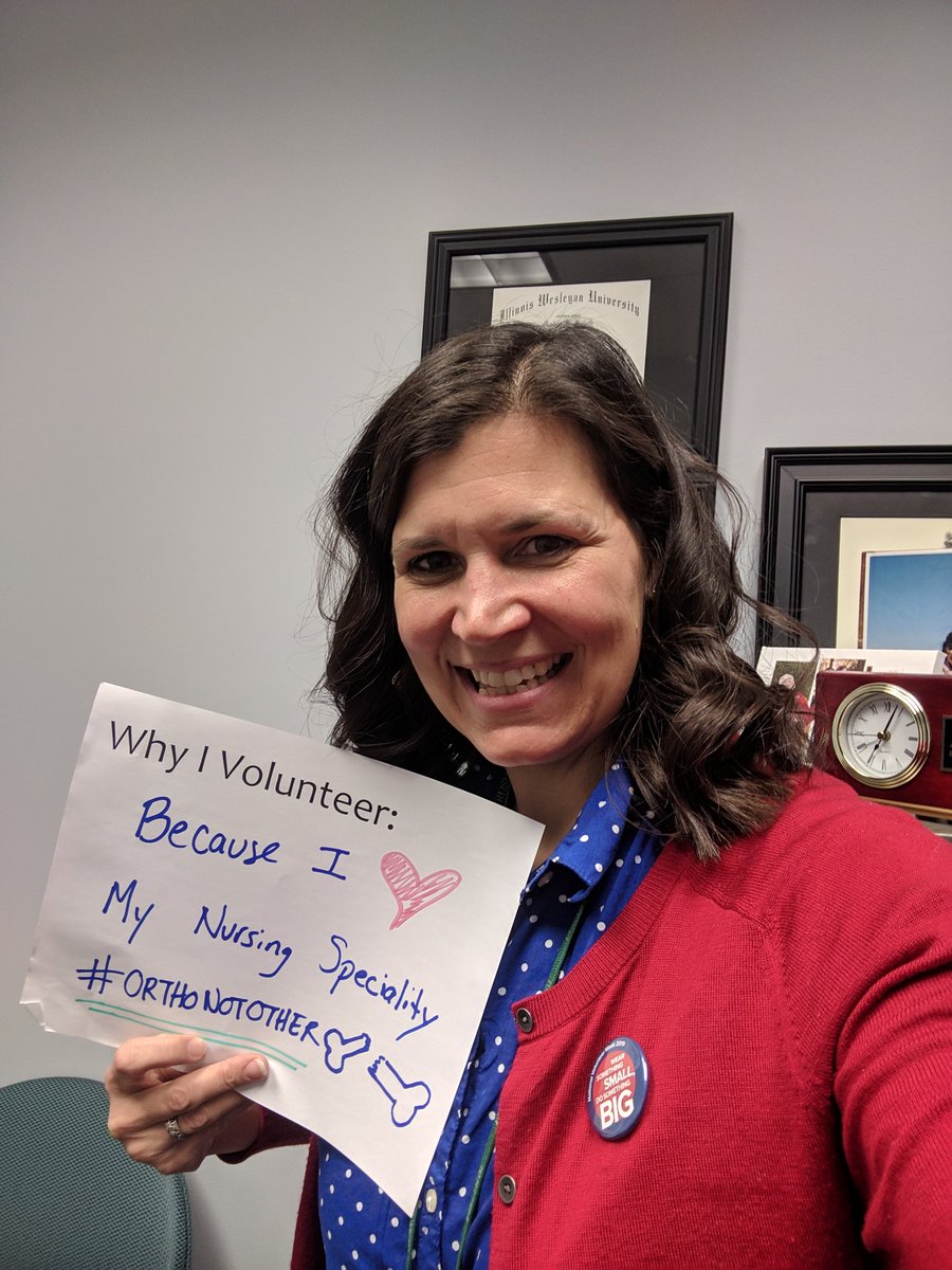 OrthoPhDRN's tweet photo. National volunteer week! Thanks to @NAONurses and @AmDiabetesAssn for the many opportunities I've had #ivolunteer #orthonotother #rushtweets https://t.co/oL5HTd6tTS