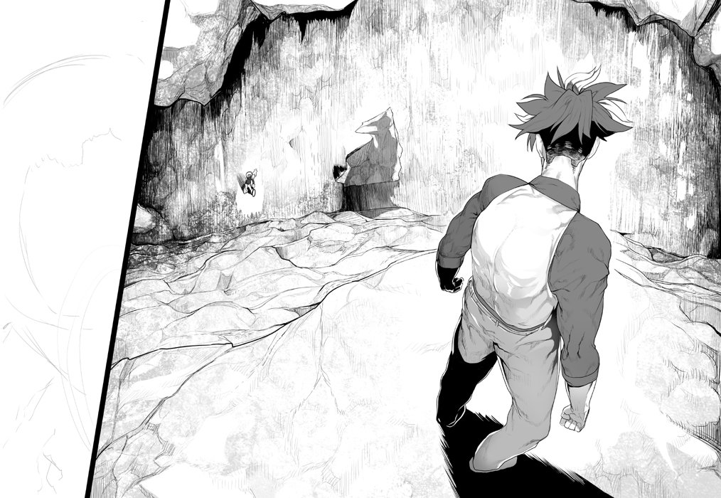 昨日貼り忘れたやーつ
ぼんじりの如きぶりぶりした背筋を持つピンク髪の男ペシェ

#創作漫画 