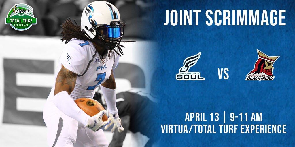 Join us for a little @OfficialAFL season preview when @soulfootball hosts the @aflblackjacks in a joint scrimmage at @TTESportComplex tomorrow! 🔗: buff.ly/2UxPVQb