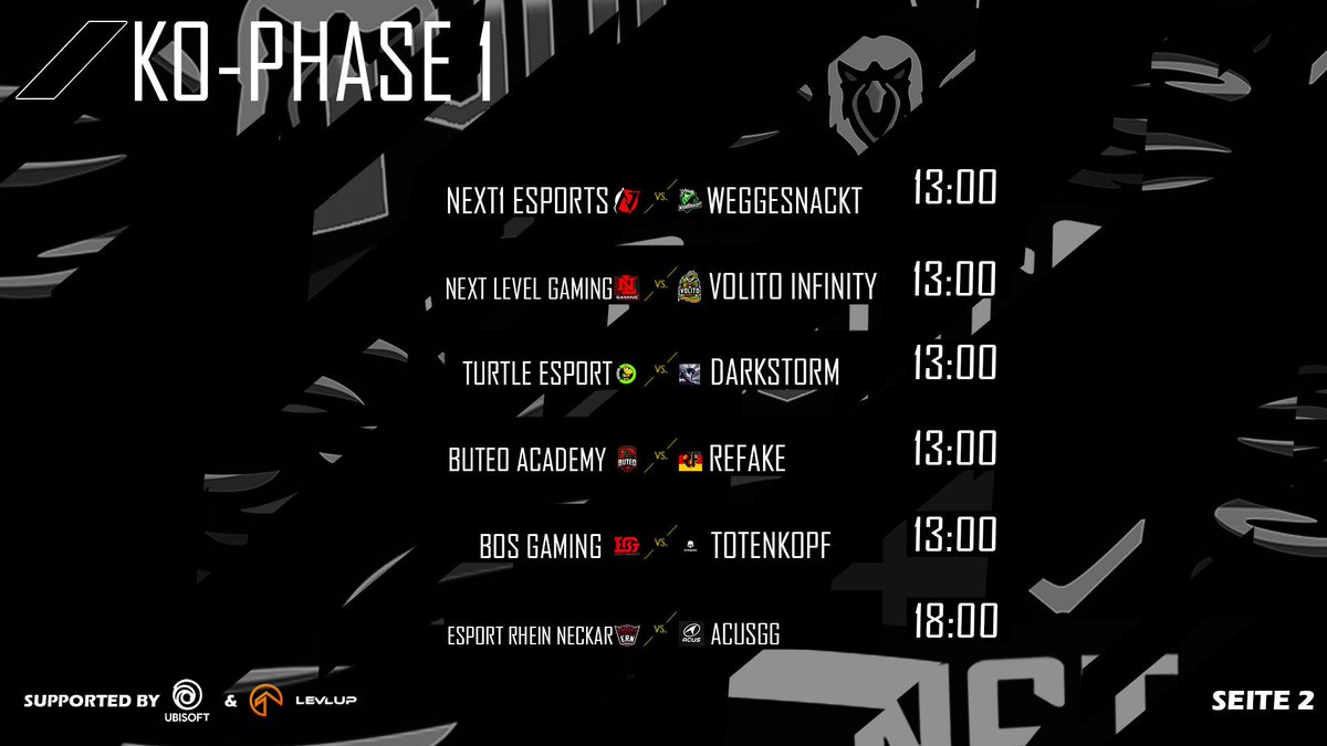 TeamGenetics_'s tweet photo. Guten Morgen. Matches für das 16tel Finale des #GeneticsTournament. Wir sind #hyped. Wenn die Uhrzeiten für @AcusGG @Turtle_eSport @walkerr6s @VolitoeSports so passen, würden wir uns über eine persönliche Rückmeldung freuen. (Wegen SL usw.)
@ThoreBnB @GameCatering @FiveAlive_R6 https://t.co/9jEollRzug