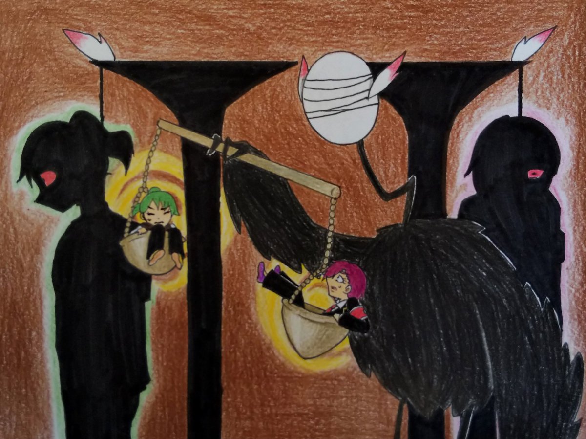 まかり V Twitter 審判鳥の天秤に小さな職員を入れてみたかったんです