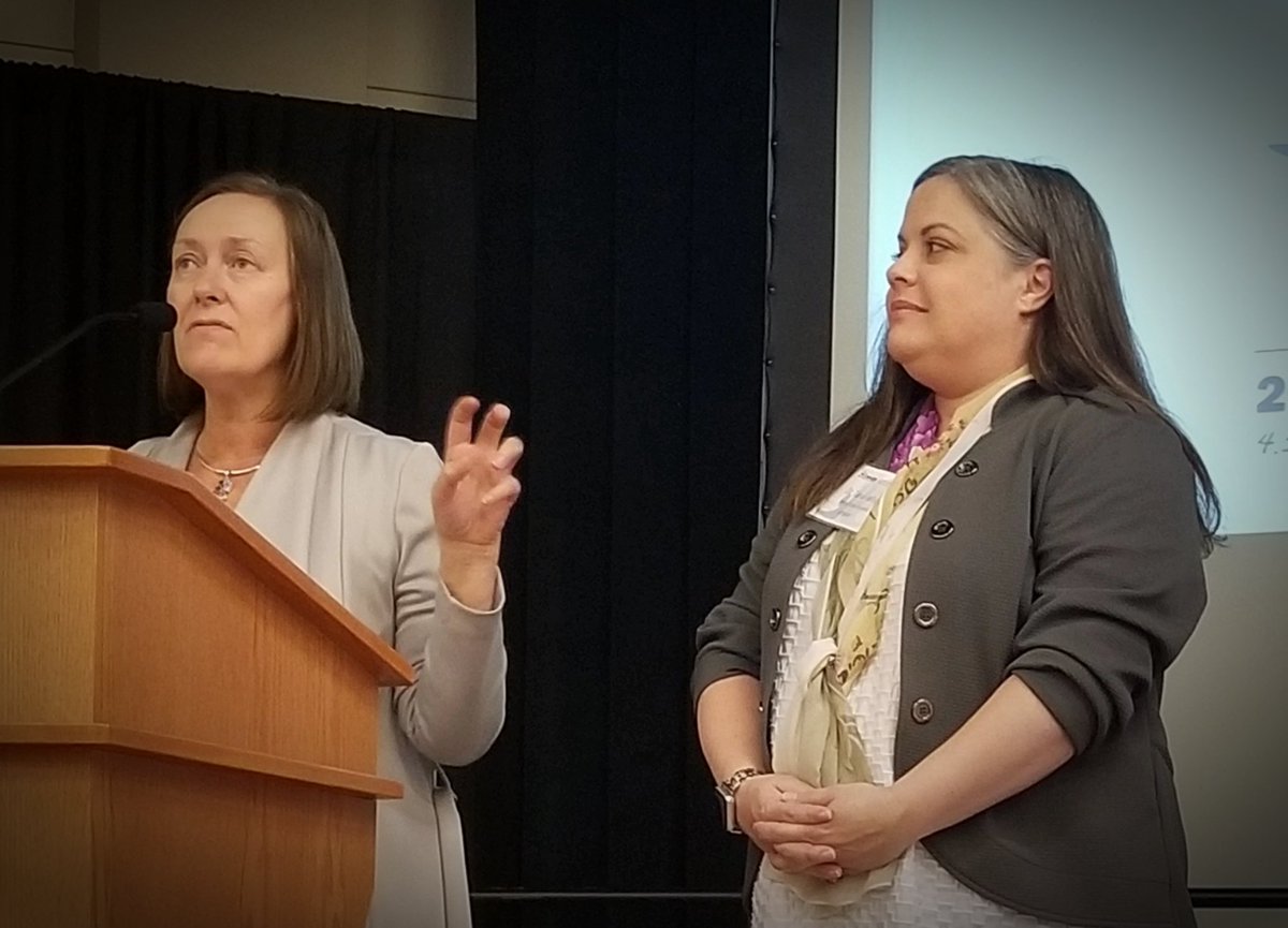 UWHENetwork's tweet photo. Gratitude is an important element of effective leadership & we're grateful for the work of our 2019 Leadership Award recipients - Tonia Wilson (@WeberStateU), Angie Walker (@SaltLakeCC), Bonnie Anderson (@BYU), & Kathie Debenham (@UVU)! #uwhen2019 https://t.co/BFUPLKzNxN