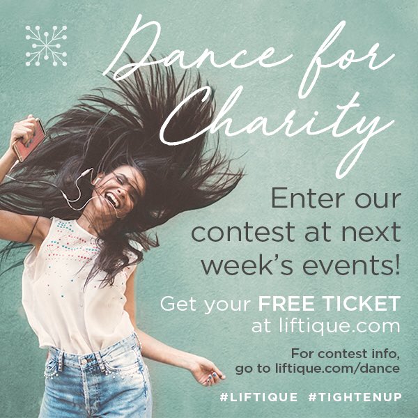 liftique's tweet photo. DANCE FOR CHARITY! You can enter our #TightenUp #Dance #Contest at our #BrunchAndLearnEvents! Don’t miss out on your chance to win a $10,000 Liftique Procedure and help fight cancer! To get the Tighten Up song and see the contest rules, go to https://t.co/ZU6iLmsV5V. #liftique https://t.co/OZCtua4hUp