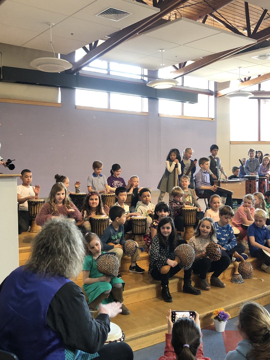 Grade 2 students celebrating continents through dance and music!