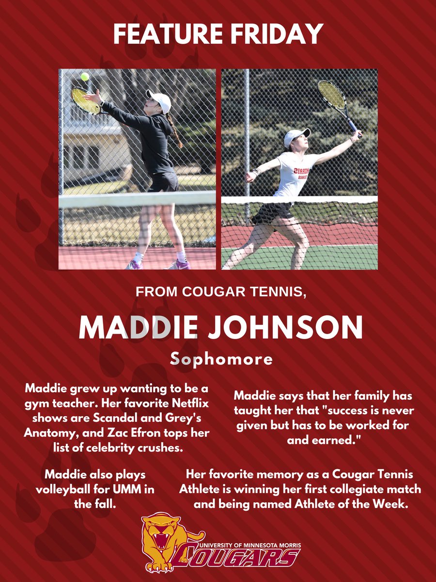 Get to know two-sport athlete Maddie Johnson!

#FeatureFriday | #GoCougs
