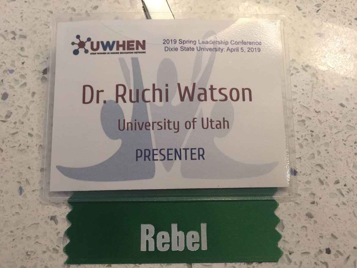 RuchiWatson's tweet photo. So fortunate to have presented on my research at #UWHEN2019. While I can’t claim the title below just yet, I’m feeling excited to make it official @pennexecdoc next week. @UWHENetwork #WomenEd https://t.co/h59n27rEjS