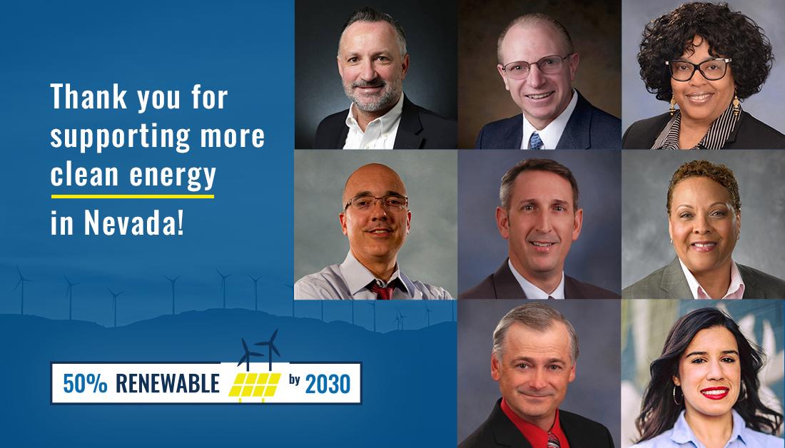 CleanFutureNV's tweet photo. Thank you to the Senate Committee on Growth &amp; Infrastructure for voting YES on #SB358 to increase clean energy! We are one step closer to improving air quality &amp; creating thousands of jobs for Nevadans. CLICK to share an opinion in favor of #SB358: https://t.co/In5LE2mBwa #nvleg https://t.co/guGYF7X3S5