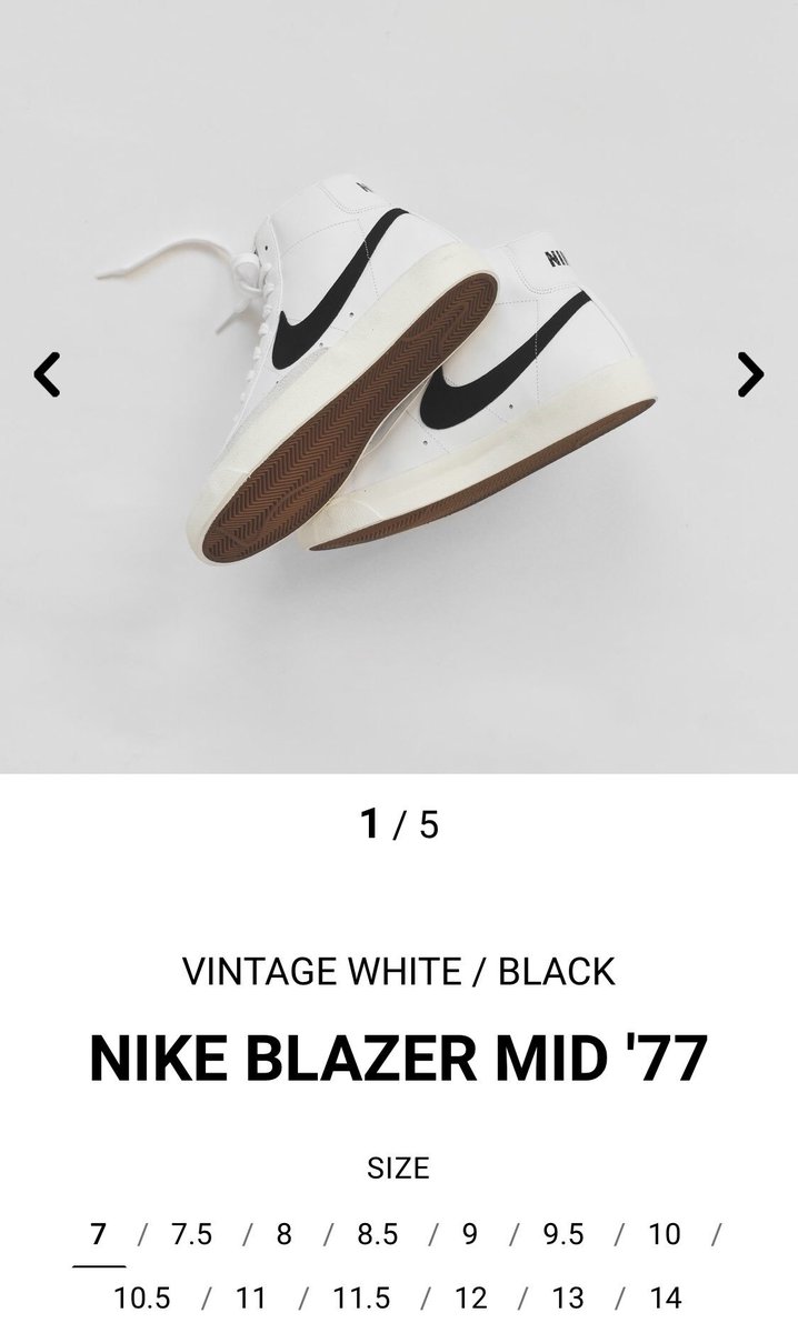 nike blazer mid 77 kith