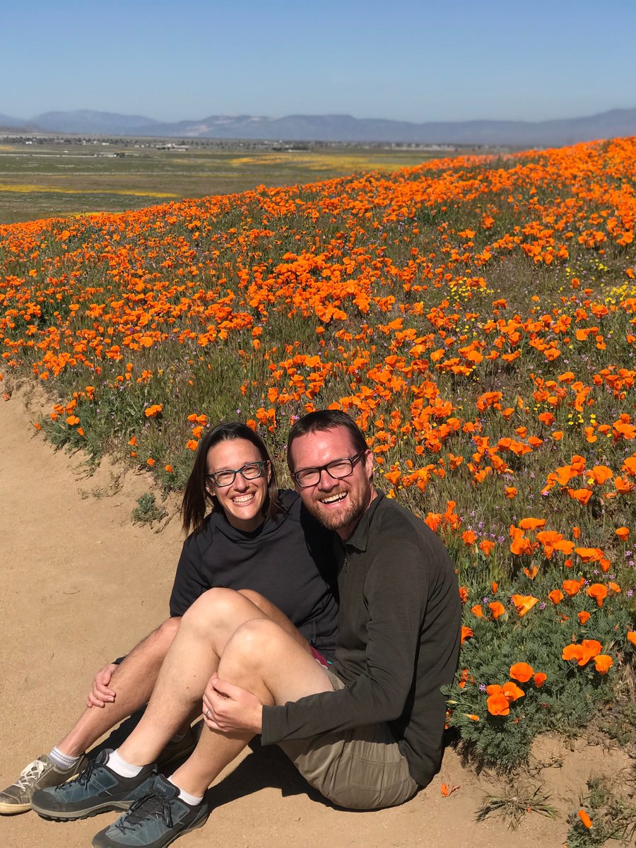 WanderTheWild's tweet photo. We saw the #superbloom! It was absolutely incredible. My heart sings just thinking about it. 😃

And as always, we practiced #LeaveNoTrace. We stayed on trail and left the flowers for the next person to enjoy. Please set a good example for others. #nowildflowerswereharmed https://t.co/R0nye0f519