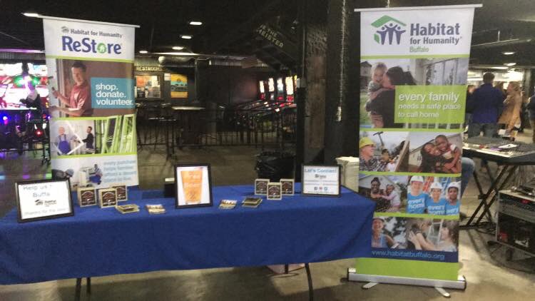 HabitatBuffalo's tweet photo. Stop by our table at Thawfest tonight and grab one of the few remaining Craft Brew Tour Cards 🍻We’re on the first floor next to @BlackButton149 
#givelocal #drinklocal #thehousebeerbuilt https://t.co/OsCwXy9nmd
