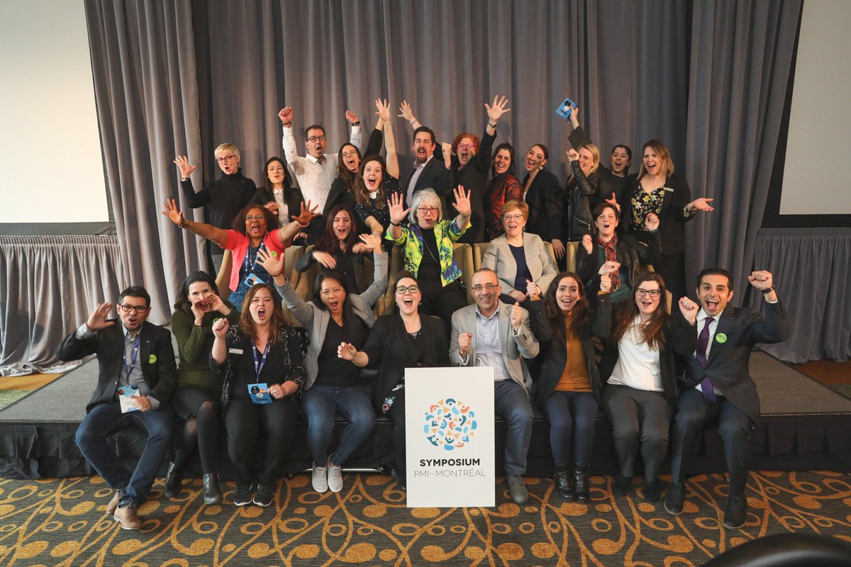 pmimontreal's tweet photo. "It's a wrap" 🎉 Merci à tous les participants, commanditaires et surtout à nos précieux bénévoles! À l'an prochain! #SymposiumGP https://t.co/Ex3H0WSCZS