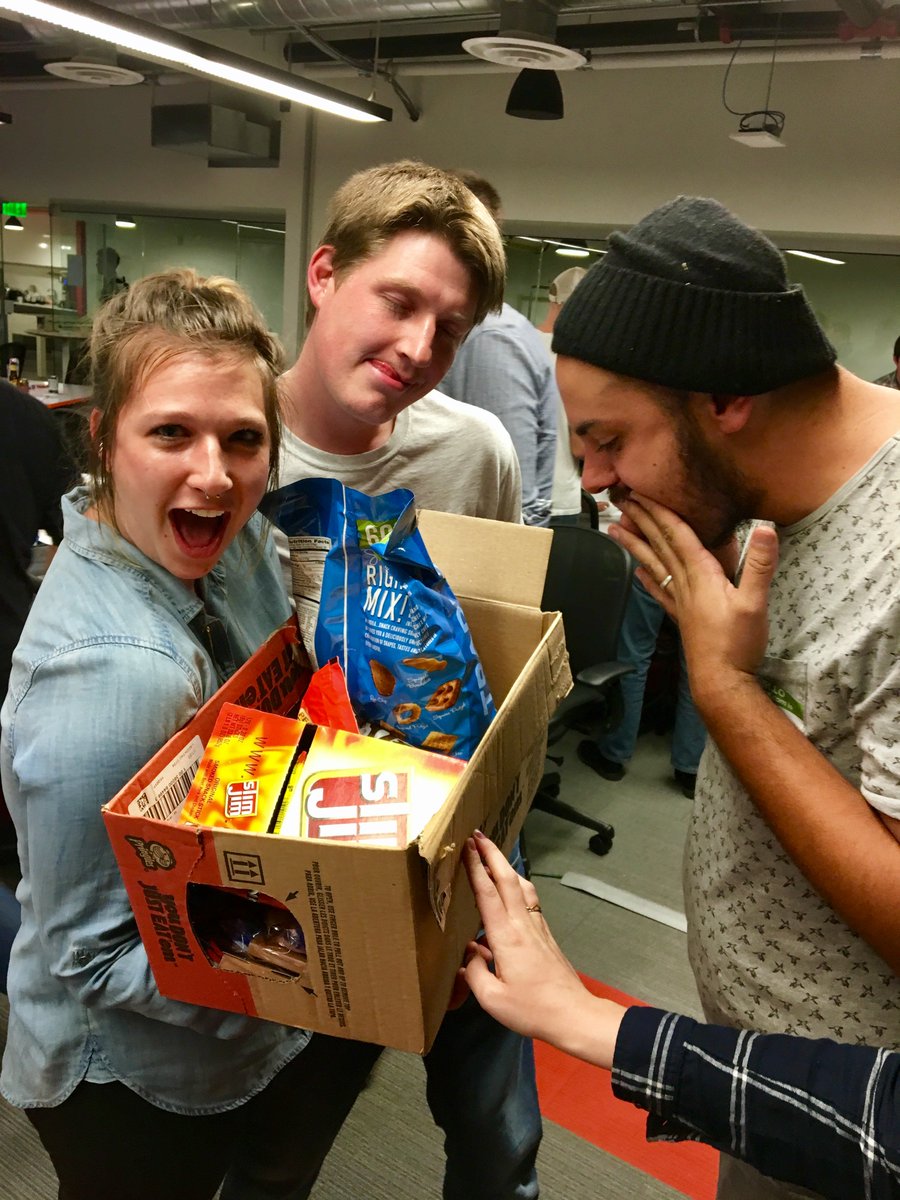 namedotcom's tweet photo. Don't worry about making dinner next Thursday. At least if you're in Boulder. Pizza and snacks are always included with every #HackTheDot! See you @galvanize! https://t.co/UGWM2VnUtK https://t.co/NXrlwGfz9L