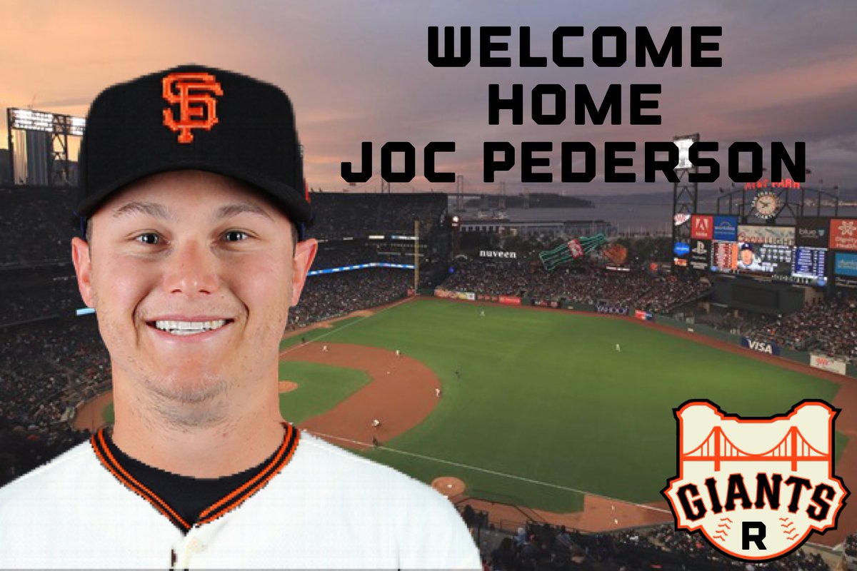 rgiantsbaseball's tweet photo. Fresh from the rMcCovey Cove! We’ve acquired Joc Pederson from @orioles_r https://t.co/7M1rLRJ2Nx