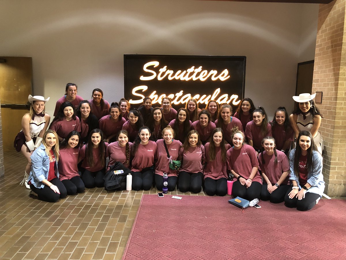 Our dancers got to go see the Texas State Strutters! and got to do a master class with a former strutter captain. We loved dancing and watching the stutters do what they love best❤️