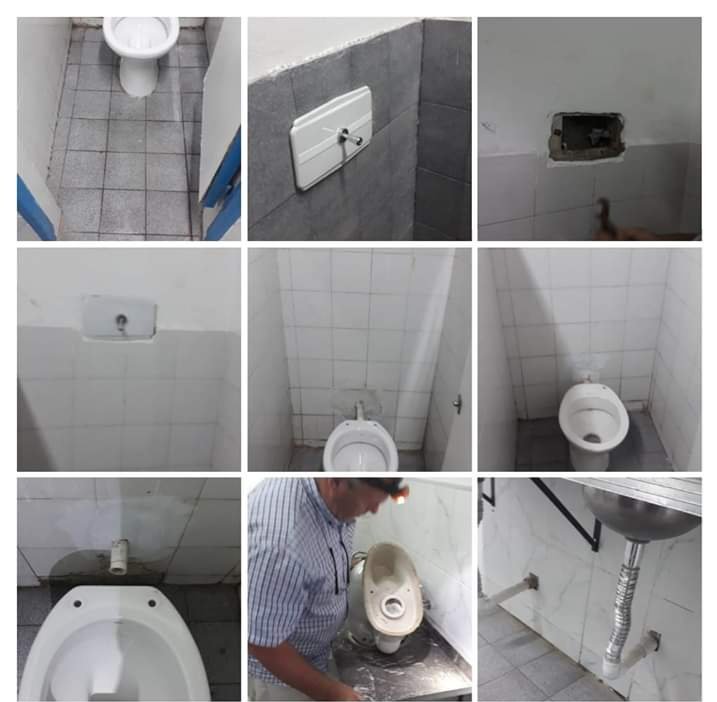 ConsejoLanus's tweet photo. ESCUELA PRIMARIA Nº 62 

- Refacciones en sanitarios por perdidas

#CadaObraCuenta 
@BAeducacion https://t.co/mbGh3eGrJE