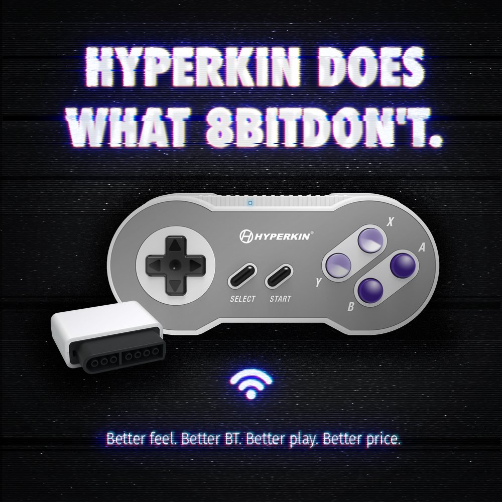 Hyperkin Scout Premium BT Controller for Super NES