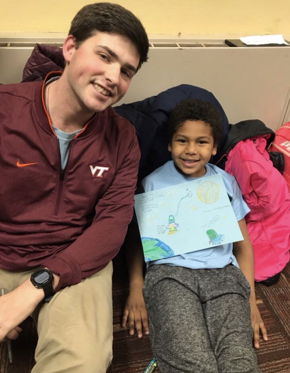 CMFK_VT's tweet image. Mentor of the week: Noah Autry!
Noah is very patient with his little buddy &amp;amp; has been a great role model. He’s helped Jose improve w/ his participation &amp;amp; interest in activities! Jose looks up to &amp;amp; respects him. They have fun doing the activities &amp;amp; showing off wrestling moves!