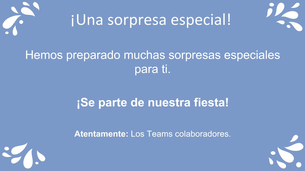 fabsxals's tweet image. Ni ganas tengo de salir esta tarde porque tengo una cita a las 19:00 horas con CD9.
PERDONAME MAMÁ, PERO NECESITAMOS ACTIVAR EL #CODERPOWER
RT ✨
#ThePartyNeverEndsCD9