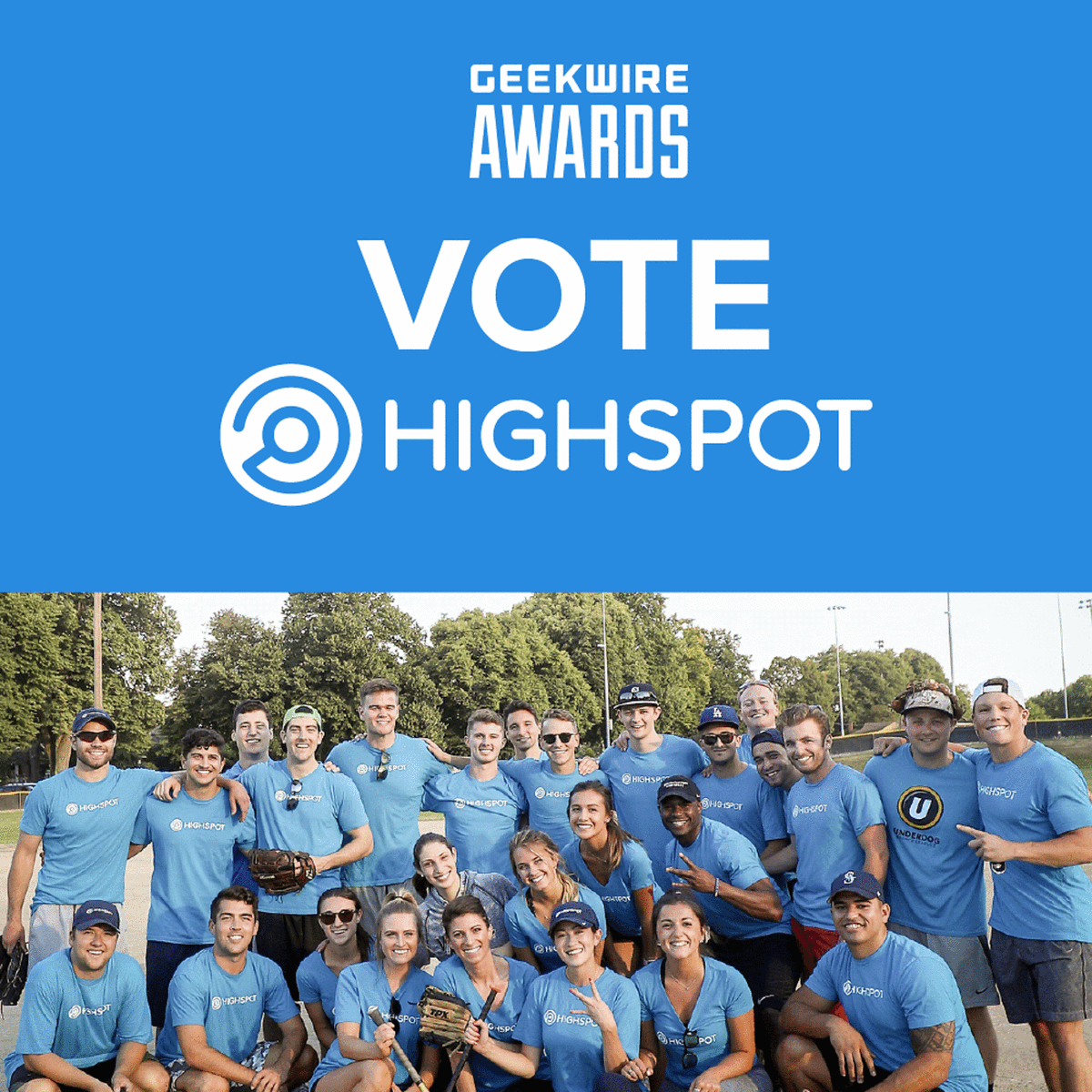 alison_highspot's tweet photo. 📢Breaking news: @Highspot is a @GeekWire Awards Finalist for AI Innovation of the Year! And now we need your VOTES to win! #GWAwards ➡️https://t.co/n7w4UpKBJt https://t.co/8w3NcThrt2