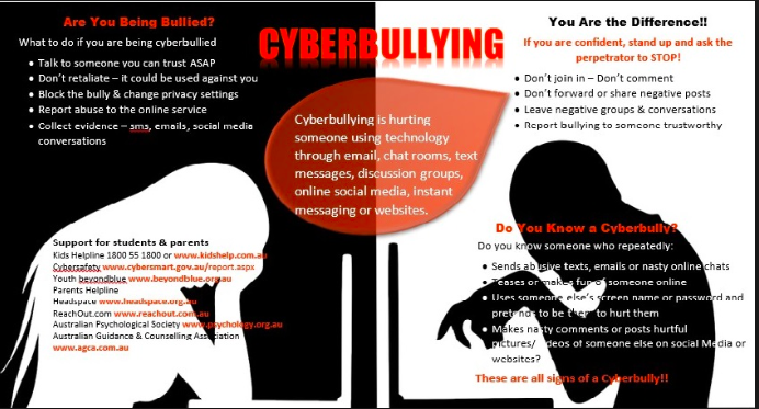 be_nice_online's tweet image. If you or someone you know is being cyberbullied speak up! Also, if you know a cyberbully don&apos;t join in, stand up and be the difference. 

If you hear what they say, don&apos;t walk away. Support the victim

#SLSSENG2D #CyberSafe
