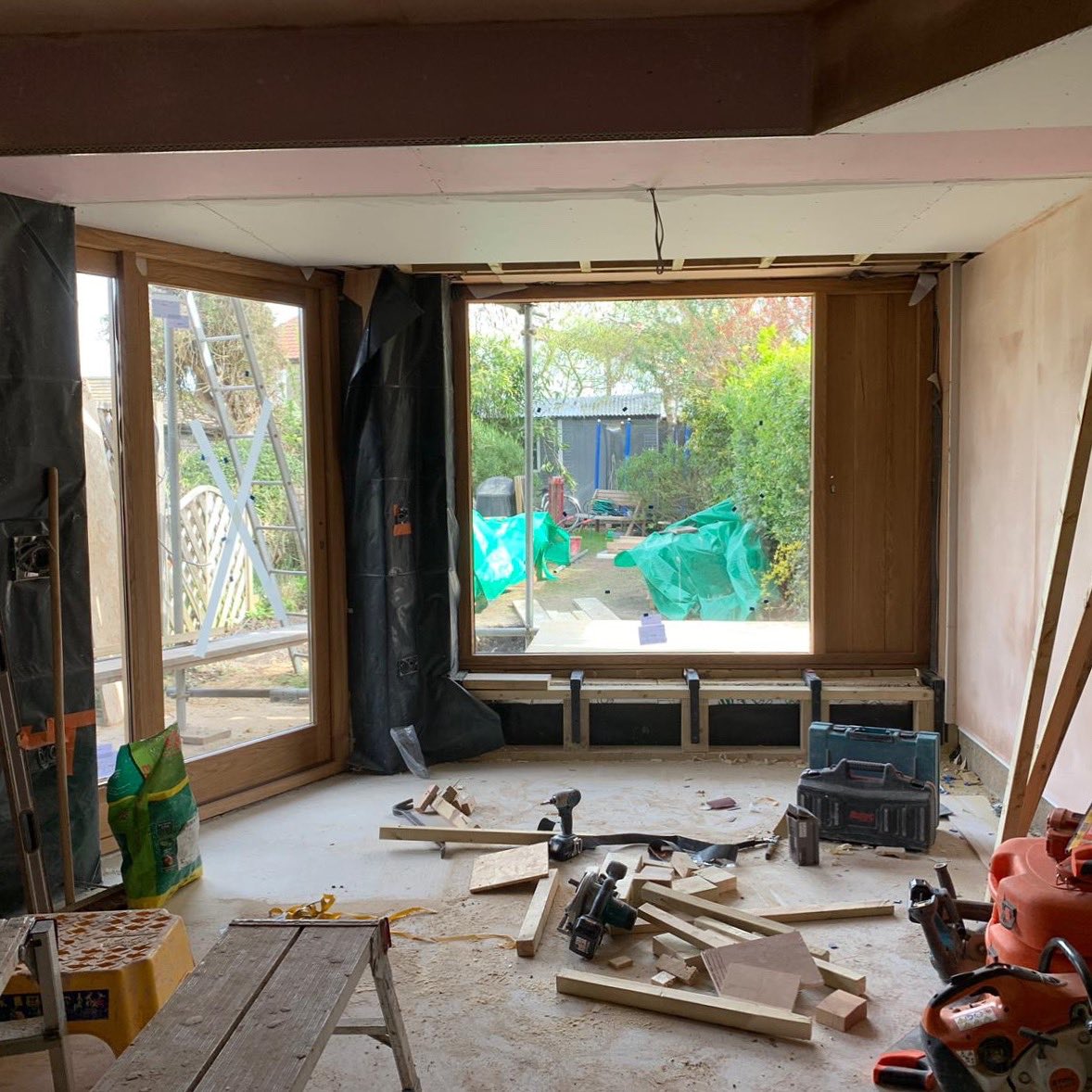 wearebba's tweet photo. #wearesharing this photo from the #copperhouse that our clients have just sent across. We’re as excited as they are to see the bespoke joinery being fitted on site. The whole team at @markdownsbuild are doing a great job and we can’t wait to see more progress next week. #wearebba https://t.co/fZGAxOAxgD