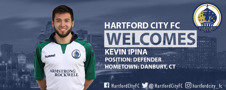 HartfordCityFC's tweet photo. *New Player Signing*
Please join us in welcoming Kevin Ipina to the club!
Ipina is a native of Danbury, CT where he attended and played for Danbury High School. https://t.co/lbREgLuUeu