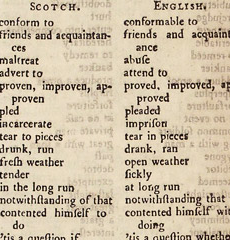 LairnScots's tweet photo. Did ye ken that David Hume's famous list o 'Scotticisms' tae avoid includit sic words as 'mind' (fir the English, 'remember') an 'cry' (fir the English, 'call')? Click here tae find oot mair: https://t.co/mQNkRkxIcu #Scots #ScotsEdu @NLSlearn https://t.co/ouH1m19Y2y