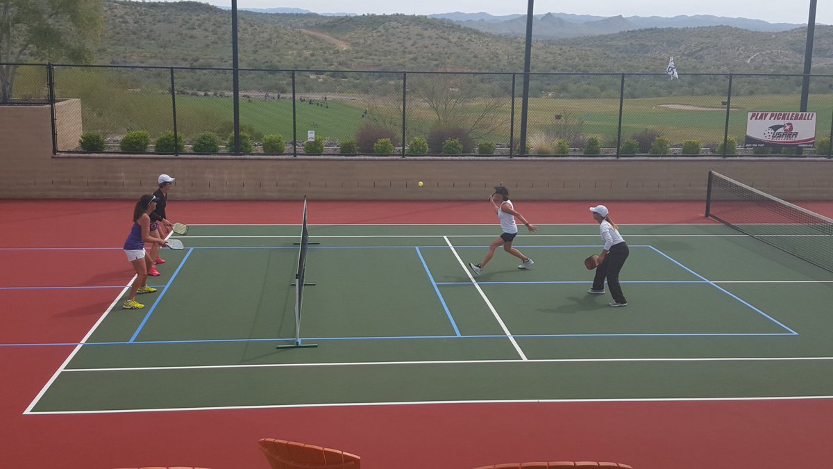 Kathywickranch1's tweet photo. First annual Pickle ball Tournament! @WickenburgRanch 
@Troon https://t.co/Fa0JsNj8m8