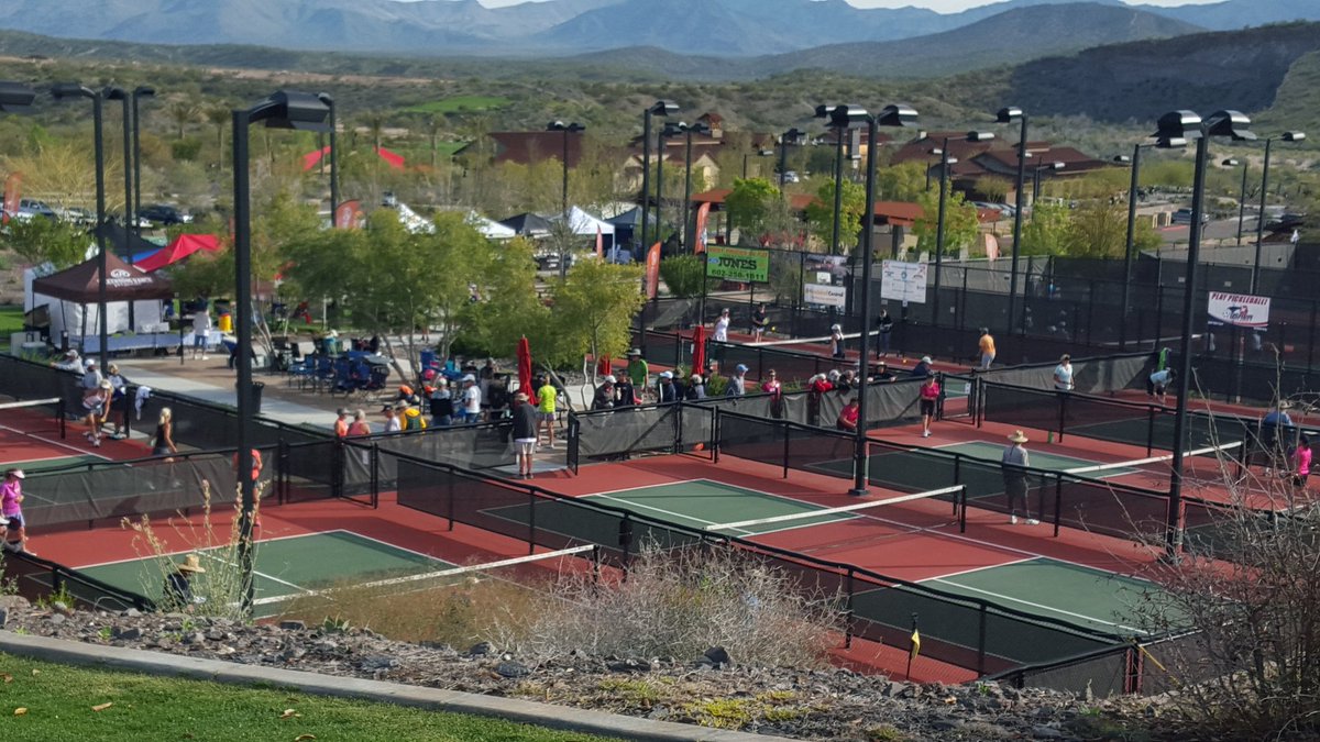 Kathywickranch1's tweet photo. First annual Pickle ball Tournament! @WickenburgRanch 
@Troon https://t.co/Fa0JsNj8m8