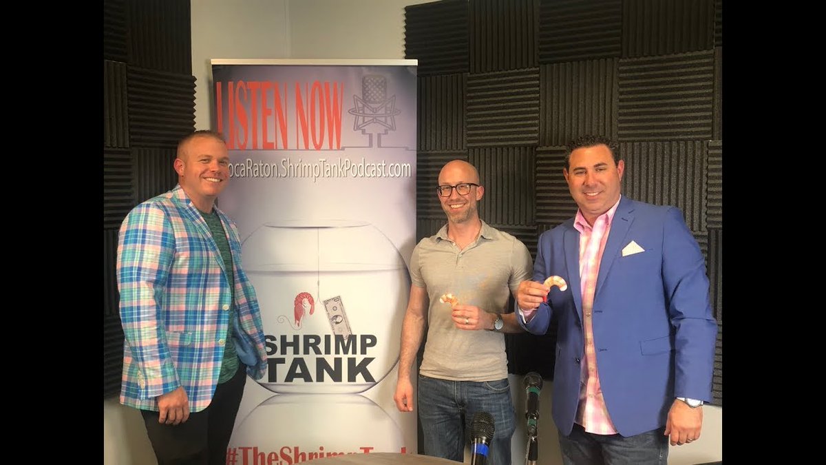 Check out the latest episode of #TheShrimpTank with Adam Minsky in #BocaRaton with your hosts <a href="/ClientFA/">Jason Hill</a> &amp; <a href="/fauadamscenter/">Florida Atlantic Adams Center for Entrepreneurship</a> #Podcast #Entrepreneurship