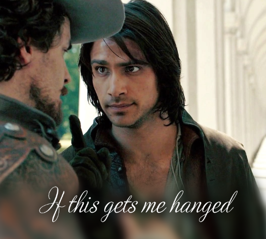 #MissingTheMusketeers 
#Friendlychats
#Aramis #DArtagnan 
#SantiagoCabrera #LukePasqualino