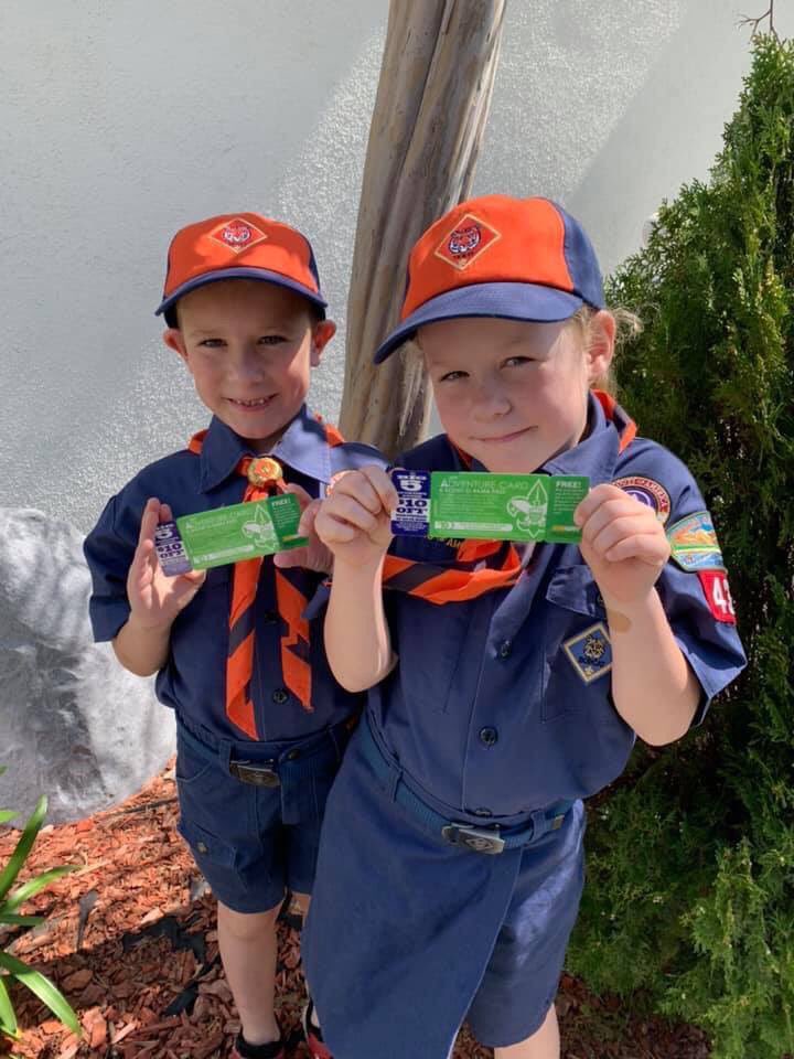 OCBoyScouts's tweet image. Be on the look out for Scouts selling Adventure Cards all weekend!

Support your fellow Scouts and buy a card. Each Adventure Card gets you access to thousands of discounts and a family admission to Scout-O-Rama on May 11th