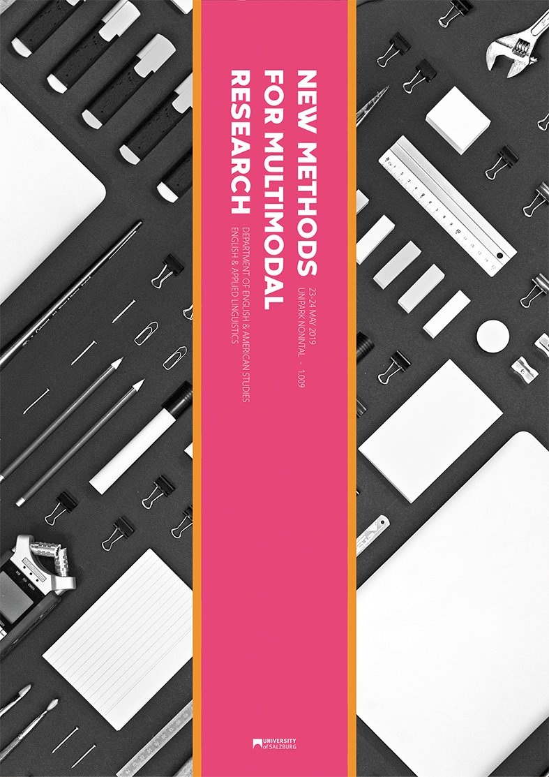 janapflaeging's tweet photo. So, this turned into this :-) Exciting to be co-hosting the 2-day conference "News Methods for #Multimodal Research" at Salzburg University in May. Very much looking forward to talks by @medlec @neous @tuomo_h @KonstanzeMarx @rebekahwegener @cassens etc hashtg: #multimodalmethods https://t.co/xBp4Ql5I0u