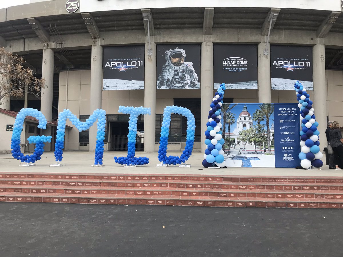 IMEXGeraldine's tweet photo. Enjoyable #GMID2019 at the Pasadena Rose Bowl Stadium with @SiteSoCal , @pcmaswp, @MPISCC &amp; @ILEALosAngeles and our Southern California industry colleagues. https://t.co/ZdxUrthLbq