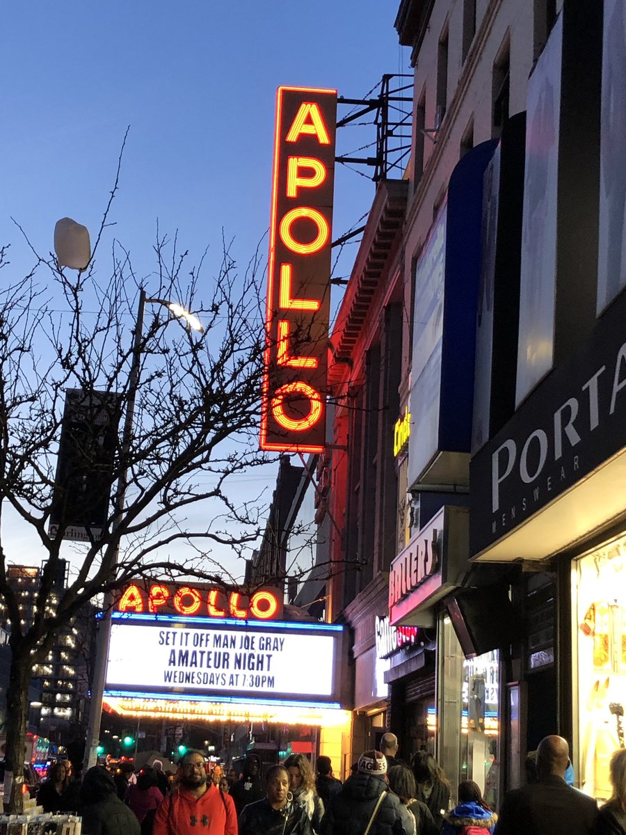 Finally made it to the legendary theatre in Harlem.
