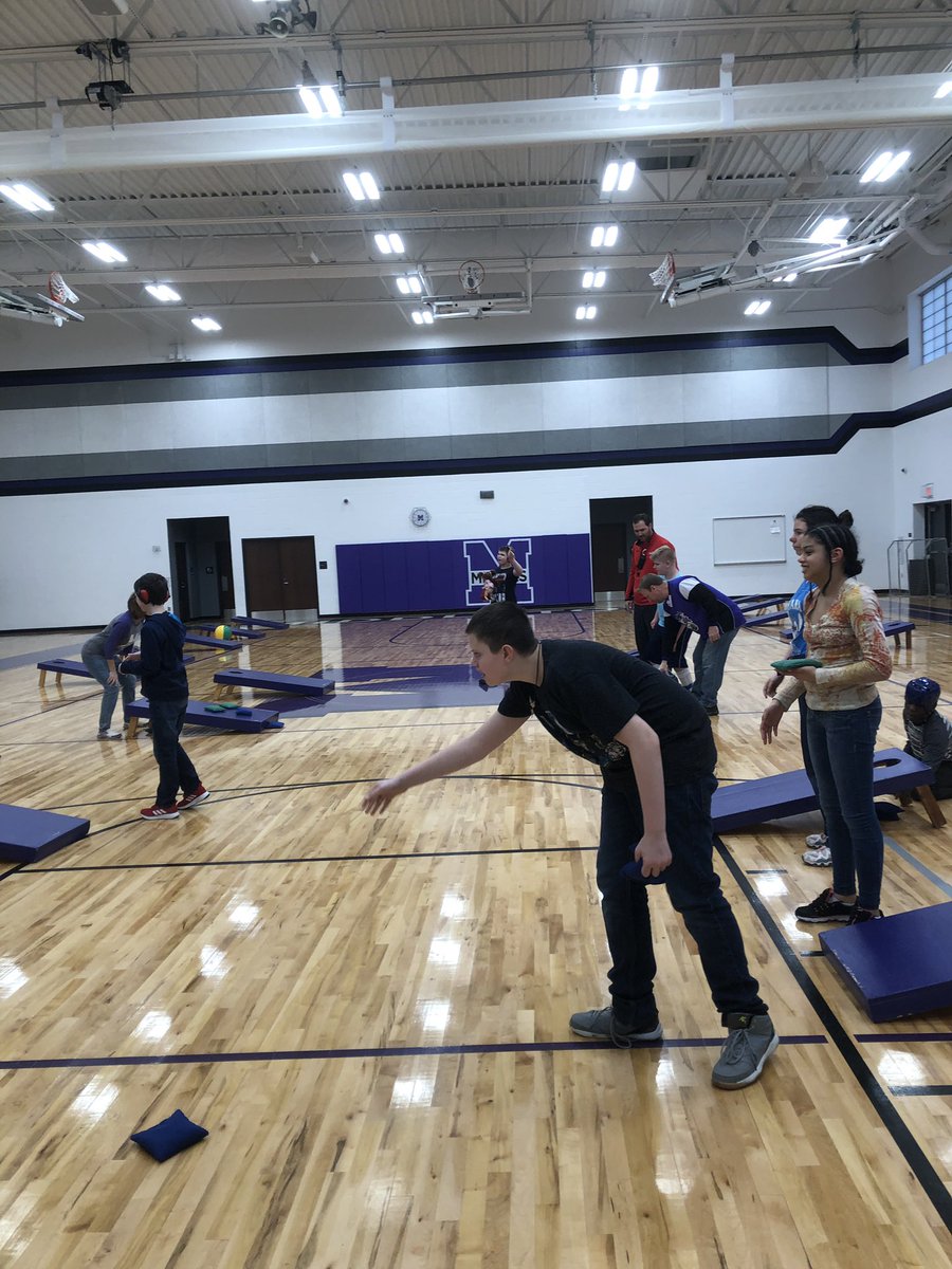 MrsM_MMS's tweet photo. Our very own MMS Cornhole Team on Fun Friday https://t.co/jj0es9JIGK