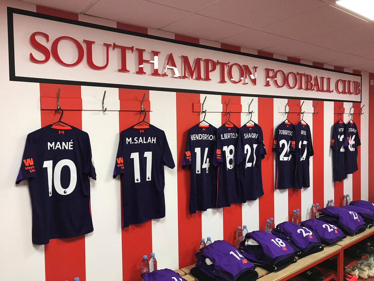 Inside the dressing room at St Mary's... 💪

#SOULIV