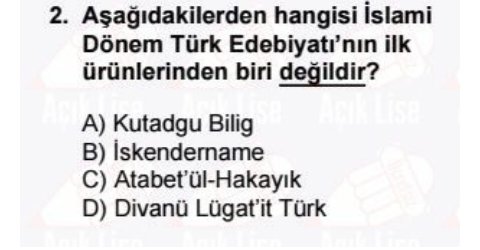 Seçmeli türk dili ve edebiyat