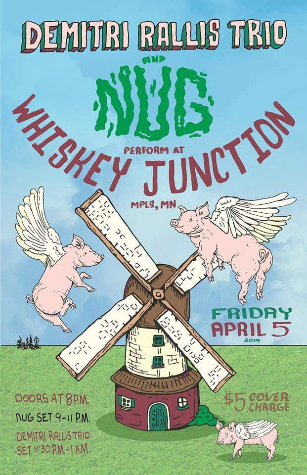 DemitriRallis's tweet photo. Tonight! #WhiskeyJunction #Minneapolis Jim &amp; Geo from @froglegband will join me. https://t.co/YydYzsFg7R