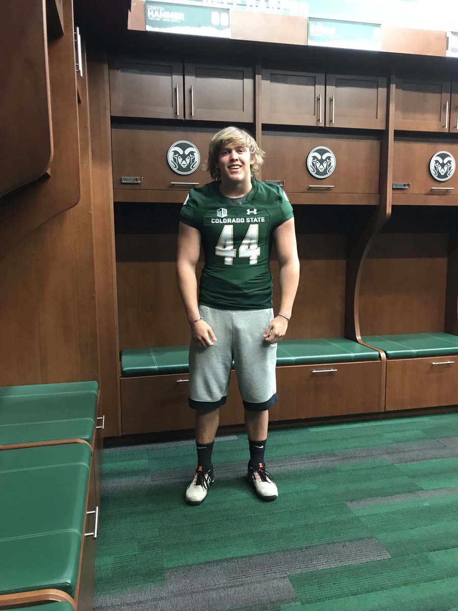 Thank you <a href="/CoachBobo_CSU/">Red Pilled Native American</a> for letting come to the <a href="/CSUFootball/">Colorado State Football</a> junior day it was super cool. <a href="/SixZeroAcademy/">Coach Matt McChesney</a> #DungeonFamily #TheBridge