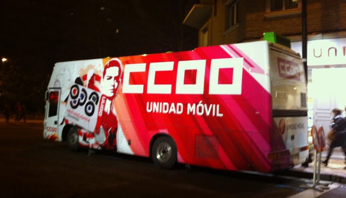 Desde los pueblos de Sevilla autocares para la manifestación de la #HuelgaAderezo del día 9 de abril en la diputación a las 10:30 horas
La Roda
Casariche
Estepa
Morón
Arahal
Aznalcazar
Osuna
Alcala
Etc.
Llegarán a Sevilla desde las empresas aceituneras con #CcooIndustriaSevilla