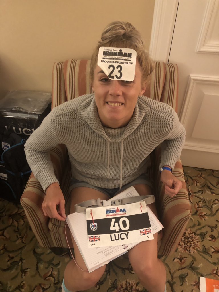 reece_barclay's tweet photo. Never know what to do with this sticker 🧐

Ironman South Africa race day is near, you can follow the action live on Facebook; IronmanLive ⏰: 6:00 AM SAST 07/04

Reece bib number: 2️⃣3️⃣
Lucy bib number:   4️⃣0️⃣ 

#nowasps #teamcharlesbarclay https://t.co/TaLhBJckBN