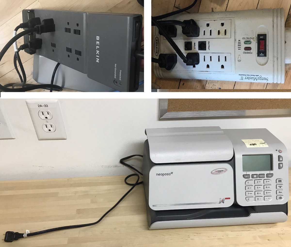 MGereghty's tweet photo. @GSP_Group eliminated some of their phantom energy load after hours during #EnergyWeek #CarbonCleanseWr by unplugging non-essential electronics and by turning power bars off! 🔌@WRSusti https://t.co/OKhYQlyr6P