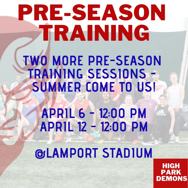 #australianfootball #aussierules #footy #footyincanada #footyintoronto #highparkdemons #demons #lamportstadium #sports #sportscommunity #recruitment #recruitmentday #joinaflcanada #oafl #afl #canada #toronto