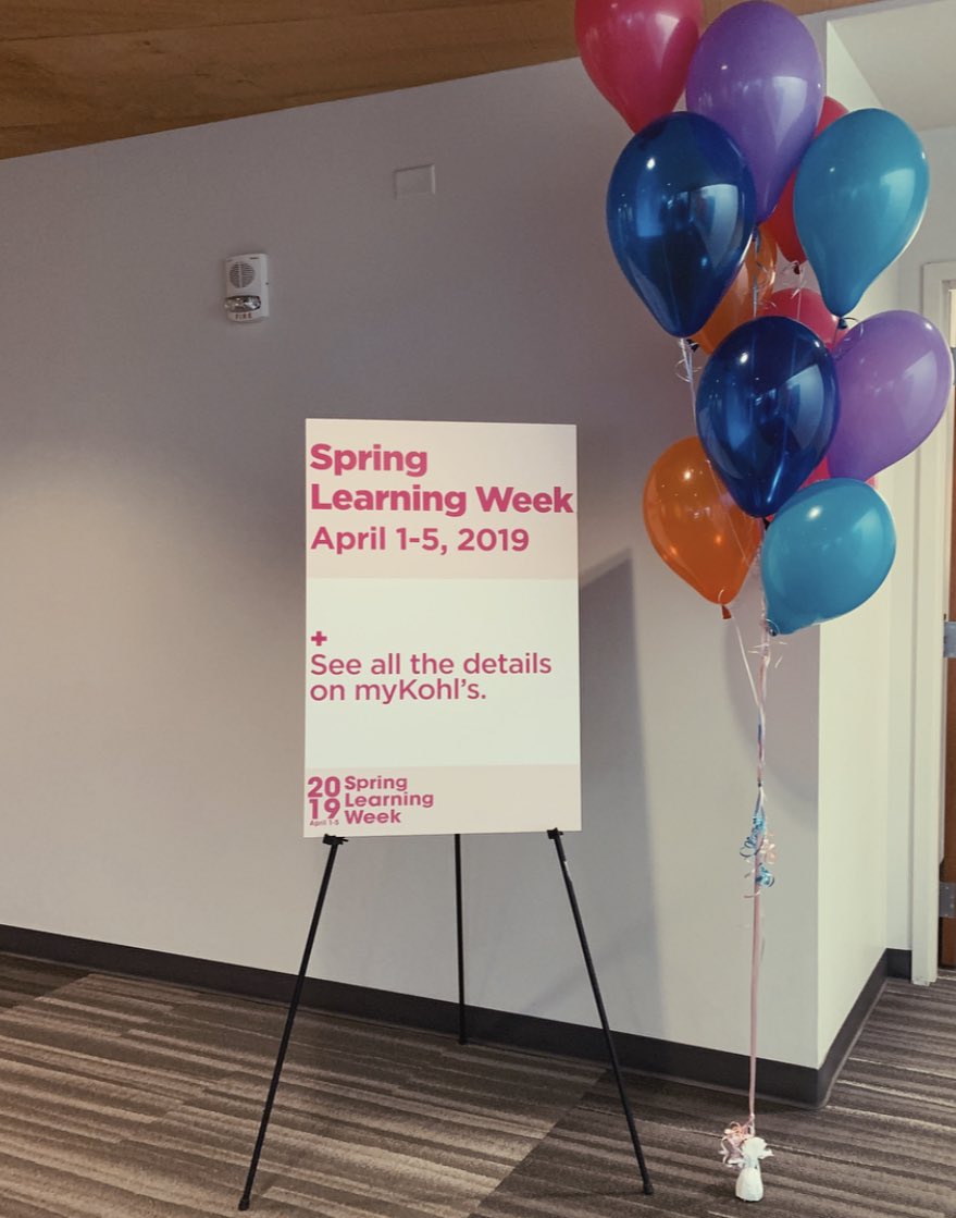 EmilyHeitzer's tweet photo. Excited to dive into my first ‘Learning Week’ class today at @Kohls HQ! #LearningAtKohls #LifeAtKohls https://t.co/SFguZXIEvv