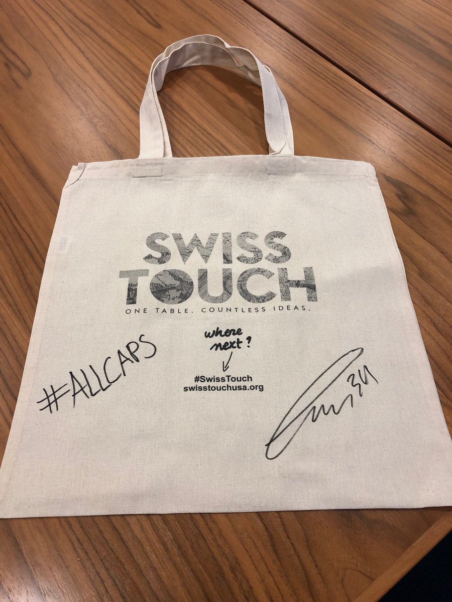 We are proud of our #SwissTouch Ambassador at the NHL Washington <a href="/Capitals/">Washington Capitals</a> player #34, Jonas Siegenthaler! Thanks for coming to the Embassy and good luck at the playoffs! #ALLCAPS !! #SwissTouchOnIce