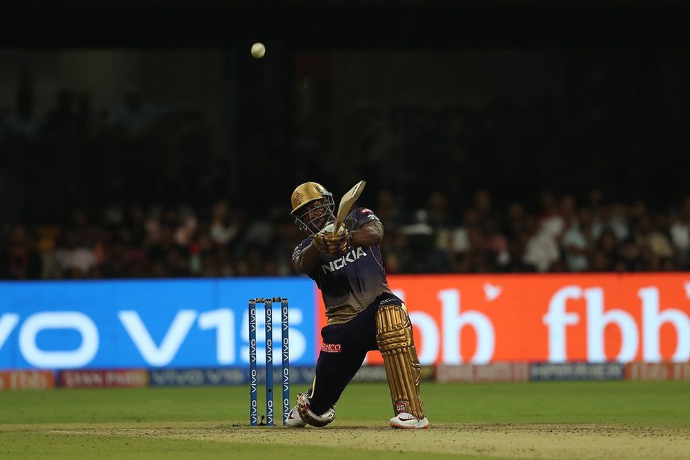 ShuklaRajiv's tweet photo. Have never seen anyone smash the cricket ball like @Russell12A does !! Incredible Batting  Congratulations @KKRiders on the victory #RCBvKKR @iamsrk https://t.co/DIX3DIYtzx